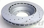Rear Sport Brake Disc - 299 x 24 mm - Drilled - Left or Right - Multiple Models - With ABE
