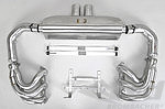 Race Exhaust System 996 GT3 / RS - Catalytic Bypass - For Center Exit / 03-04 GT3 Cup Rear Bumper