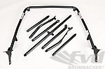 Roll Bar 993 - Steel - Coupe - Sunroof - Bolt-in - X Diagonal and Tunnel Support