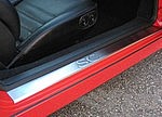 Door Sill Set 911 SC - Rennline - Stainless Steel - Silver - SC Logo